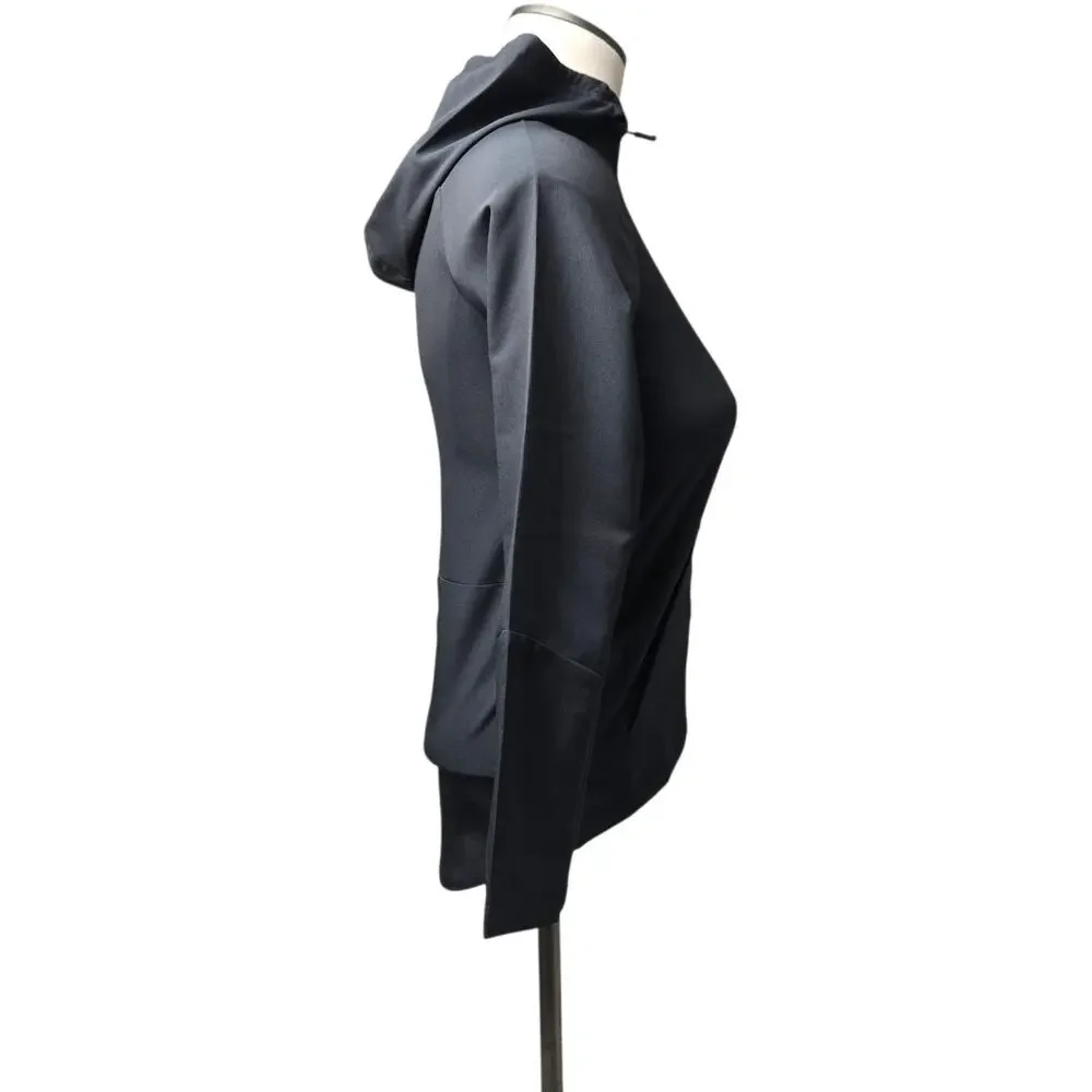 Nike Women's Dri-fit Full Zip Hoodie Lightweight Size Small Black